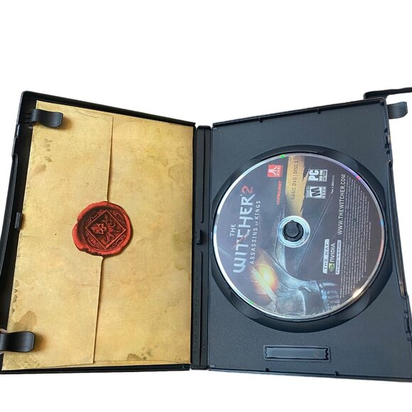 THE WITCHER 2: ASSASSINS OF KINGS WINDOWS PC Video Game w Guide DVD Video Set - Picture 8 of 11